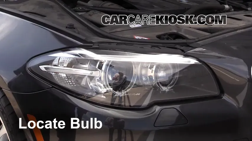 2014 BMW 535d xDrive 3.0L 6 Cyl. Turbo Diesel Lights Highbeam (replace bulb)
